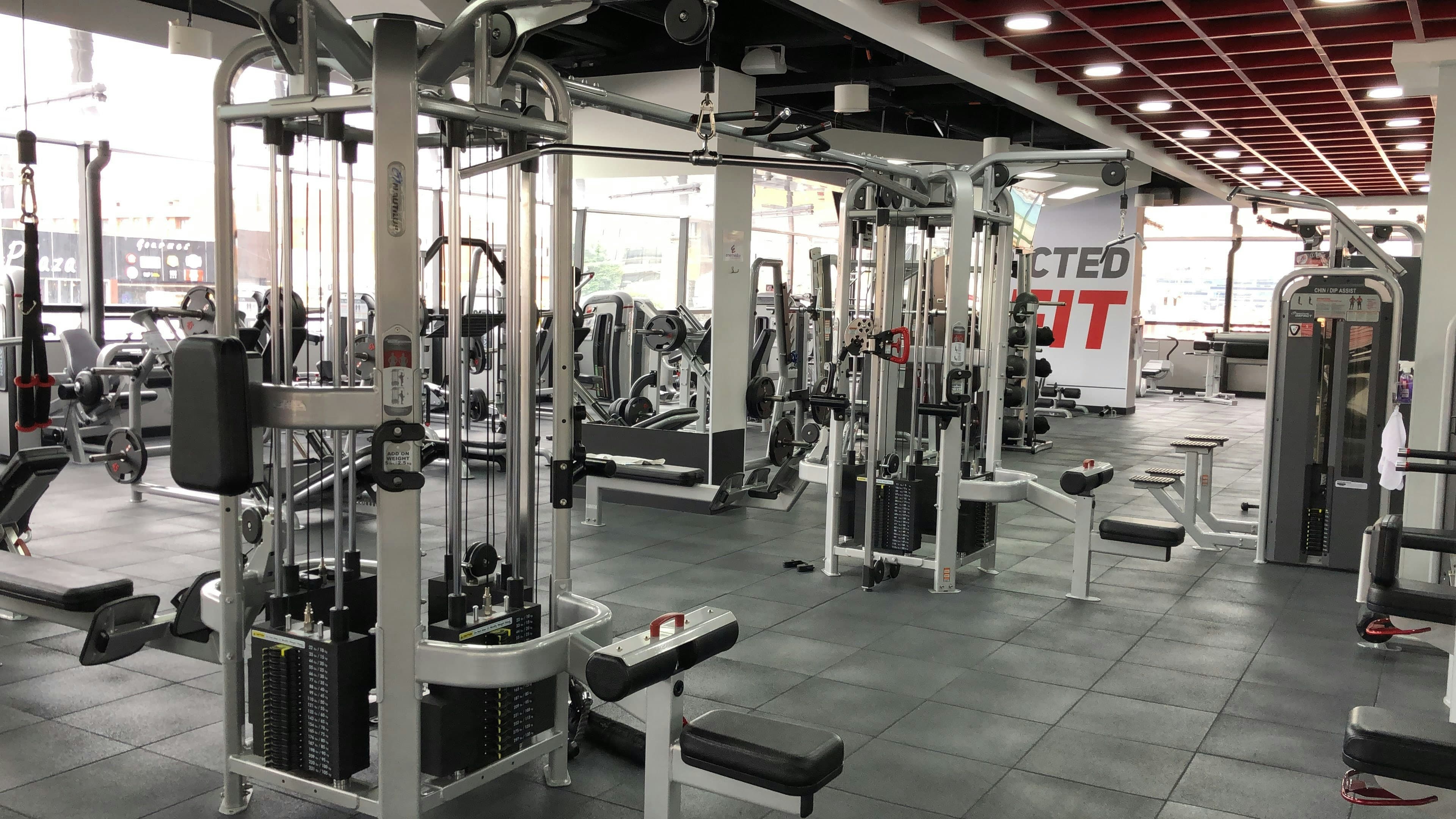 Weight training area
